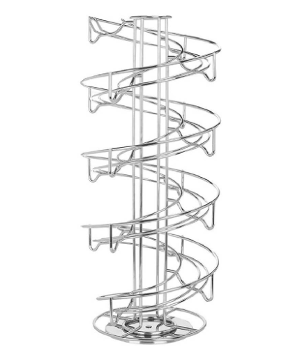Máxima Elegancia y Organización: Rack de Acero Inoxidable para 30 Huevos