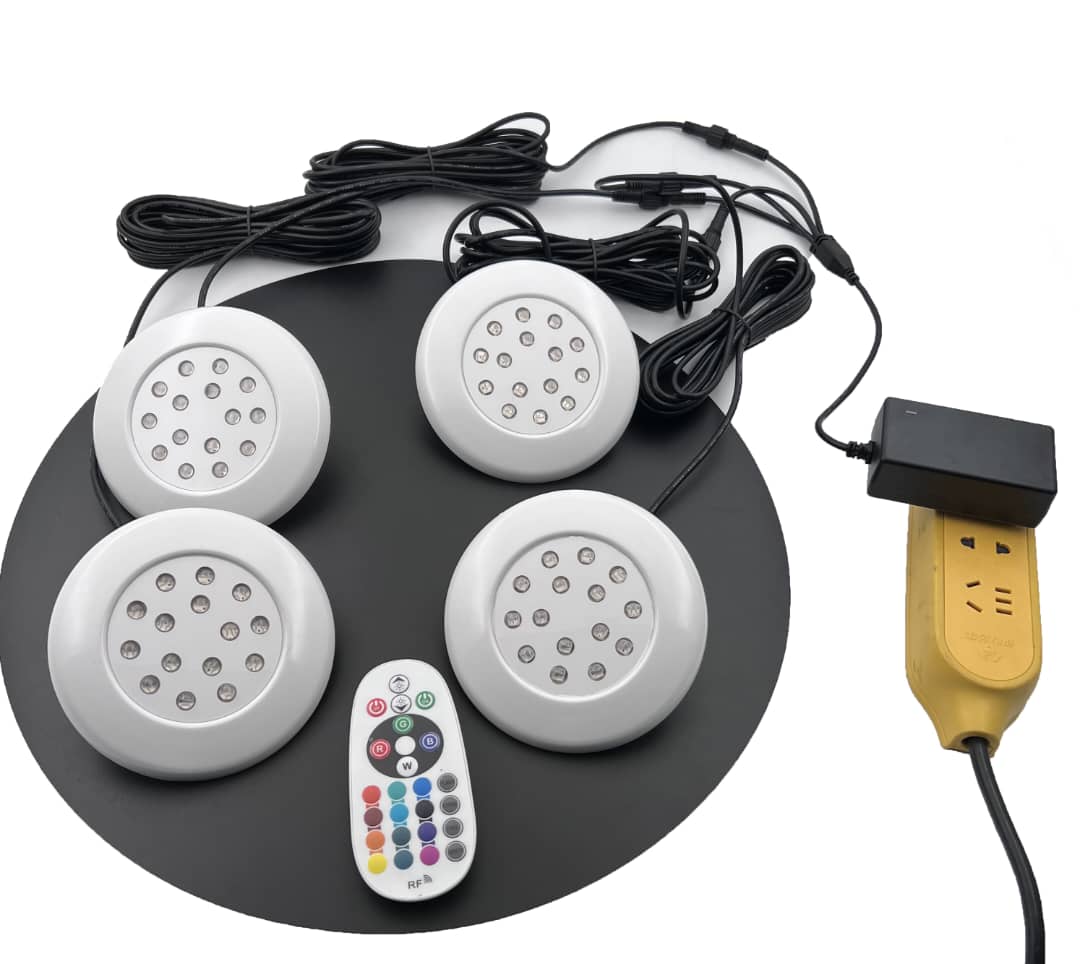Lámparas LED IP68 de 9 Vatios RGB Multicolor Calidad ip68