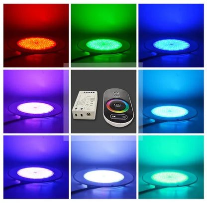 ✨Lámpara LED Ultrafina para Piscina - 35 Vatios RGB Multicolor